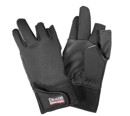 Rękawiczki neopren 3-finger cut czarne DRAGON TCH-RE-09-008
