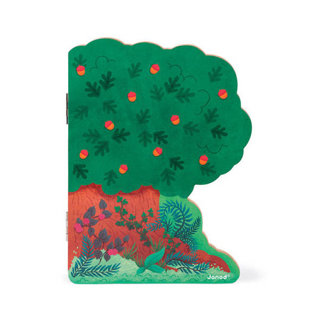 Układanka drewniana magnetyczna z 30 magnesami Drzewo, Janod