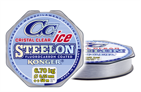 ŻYŁKA STEELON ICE CRISTAL CLEAR FLUOROCARBON COATED 0.18/50 239050018