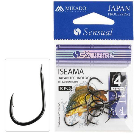 HACZYK SENSUAL - ISEAMA Nr 1/0 BN - torebka 10szt. MIKADO HS10009-1/0B