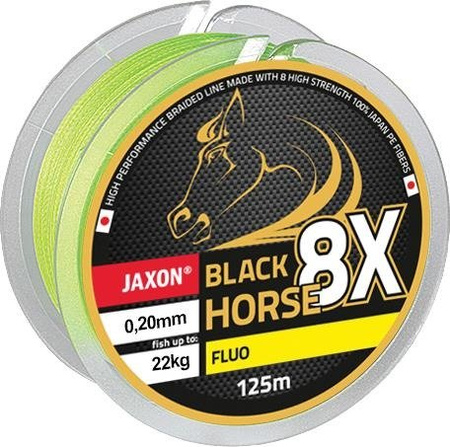 PLECIONKA BLACK HORSE 8X FLUO 0,12 125M JAXON ZJ-BHF012G