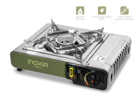 Kuchenka gazowa Delphin INOXIA 2000W Delphin (101005853)