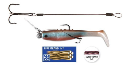 Dozbrojka - American Fishing Wire - kotw.rozmiar1/0 1 x 7 Surfstrand 18 kg 10 cm 2 szt. DRAGON PDF-59-100-1810