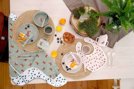 Lassig Zestaw 4 łyżeczek dla dzieci Little Forest Lisek