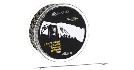 PRZYPON LEAD FREE LEADER 40lbs/10m  CAMO MIKADO AMC-LFL40DC