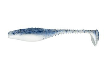 Ripper  Belly Fish PRO - BLUE PEPPER 2.5"/6cm 5szt./bag WHITE/CLEAR  blue glitter    DRAGON CHE-BF25D-10-960