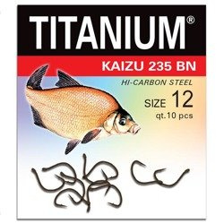 Haczyk Titanium KAIZU (10 szt.), rozm. 12 Robinson 02-P-235BN-12