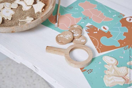 Układanka wykopaliska Dinozaury 4+, Janod