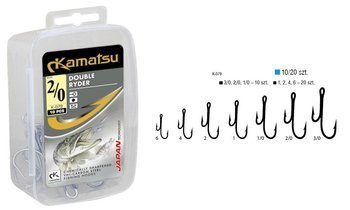 KAMATSU KOTWICA DO FILETÓW, MARTWYCH RYBEK K-079  DOUBLE RYDER 4 BLN OP.20SZT. KAMATSU 510800004
