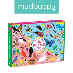 Mudpuppy Puzzle dwustronne Robaki i ptaki 100 elementów 6+
