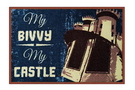 Wycieraczka My bivvy my castle 60x40cm Delphin (795000300)