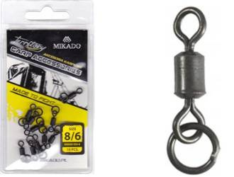 KRĘTLIK KARPIOWY ROLKOWY Z KÓŁKIEM - Nr. 8/6 - op.10 szt. MIKADO AMA02-034-8