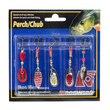 Zestaw błystek Okoń/Kleń 2 Robinson 41-Z1-PE4