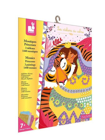 Zestaw kreatywny Mozaika Księżniczki 7+, Janod