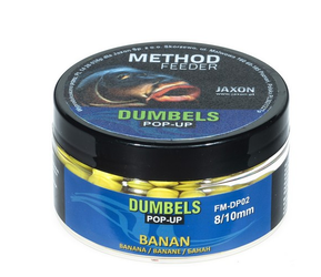 DUMBELS POP-UP METHOD FEEDER 8/10MM BANAN 30G JAXON FM-DP02