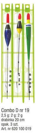 ZESTAW SPŁAWIKOWY COMBO D NR.19 OP.3SZT KONGER 620100019