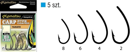HACZYKI KARPIOWE KAMATSU TEFLON YAMATO HAK 4 OP.5SZT 596001204