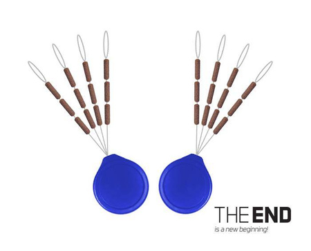 Wolframowy stoper THE END / 24ks 2x7mm / G-ROUND Delphin (830410280)