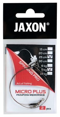 PRZYPON JAXON MICRO PLUS 25CM 9KG 5X2SZT JAXON AK-PRT2509