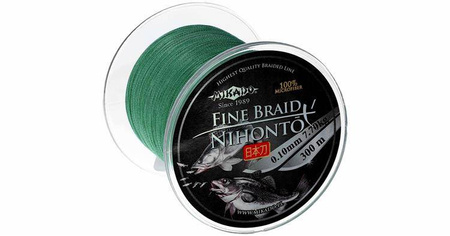 PLECIONKA ZIELONA NIHONTO FINE BRAID 045 GREEN 300M MIKADO Z20G-045