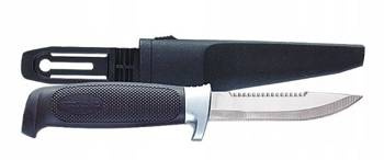 (R) NÓŻ WĘDKARSKI W TWARDEJ KABURZE 22CM 01B 1SZT JAXON AJ-NS01B