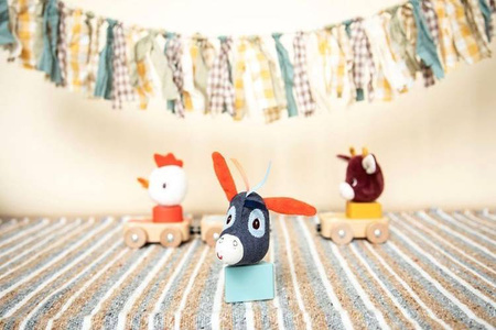 LILLIPUTIENS Zestaw 3 drewnianych pojazdów Farma 12+