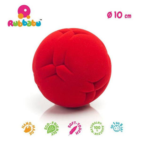 Rubbabu Zestaw 6 sensorycznych piłek z delikatną fakturą (opakowanie zbiorcze 6 szt.)