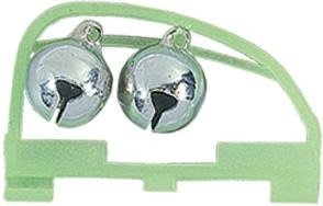 DZWONEK  WĘDKARSKI JAXON PODWÓJNY Z MIEJSCEM DO NASADKI ŚWIECĄCEJ CH-02 5X10SZT JAXON AD-CH02