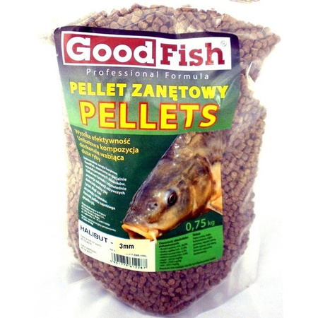 Mikropellet zanętowy 3mm, halibut, 0,75kg GoodFish A-63-PT-030-HAL
