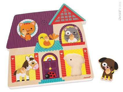 Puzzle muzyczne Moi mali przyjaciele, Janod