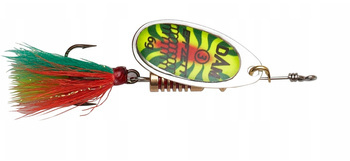 BŁYSTKA OBROTOWA EFFZETT STANDARD SPINNER DRESSED 20G / #6 / FIRESHARK DAM 60569