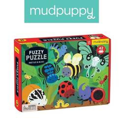 Mudpuppy Puzzle sensoryczne z miękkimi aplikacjami Żuczki i robaczki 42 elementy 3+
