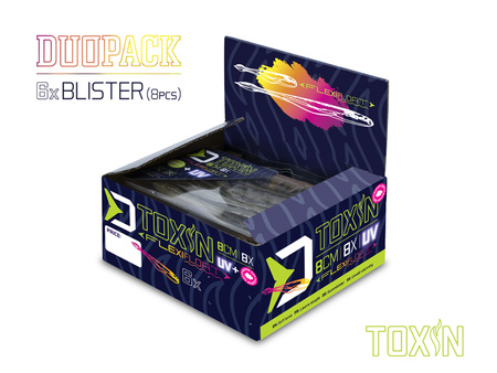 Sztuczna przynęta Delphin TOXIN UVs / 8 szt. 8cm / BOOTY Delphin (101005571)