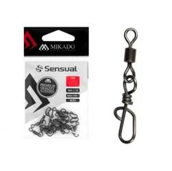 AGRAFKA "MIKADO" Z KRĘTLIKIEM ROLKOWYM - rozmiar L - op.10 szt. MIKADO AMA02-1010-L