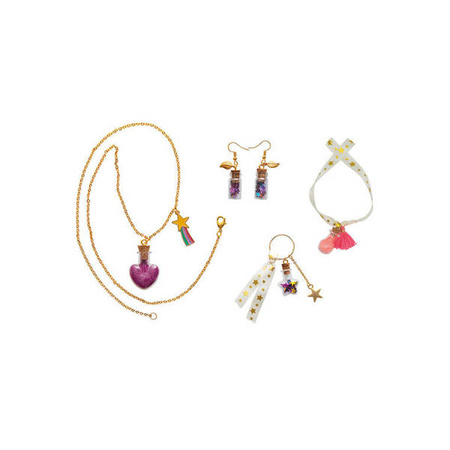 Zestaw kreatywny do tworzenia biżuterii Eliksiry wróżek 8+, Janod KOLEKCJA 2022