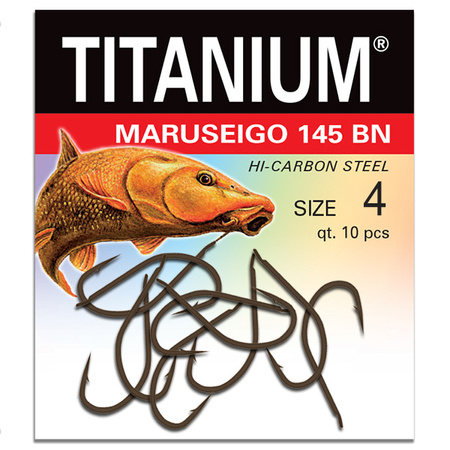 Haczyk Titanium MARUSEIGO (10 szt.), rozm. 4 Robinson 02-P-145BN-04