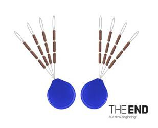 Wolframowy stoper THE END / 24ks 2x7mm / G-ROUND Delphin (830410280)