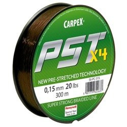 Plecionka Carpex 0.20mm, 30lbs, 130m, brązowa Carpex 56-PC-120