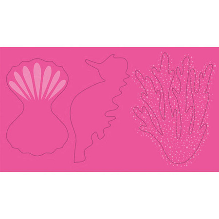 Zestaw kreatywny 4 zwierzęta morskie z papieru 3D 7+, Janod