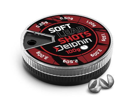 Śruciny Delphin SOFT (czerwone pudełko) 100g / 0,1-1,5g Delphin (101005471)