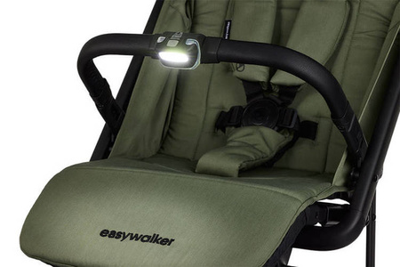 Easywalker Miley² Kompaktowy wózek spacerowy z torbą transportową Sage Green