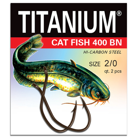 Haczyk Titanium CAT FISH (2 szt.), rozm. 2/0 Robinson 02-P-400BN-2/0