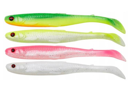 GUMA SLENDER SCOOP SHAD 11CM 7G DARK WATER MIX 4szt Savage Gear (76752)