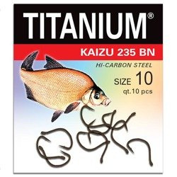 Haczyk Titanium KAIZU (10 szt.), rozm. 10 Robinson 02-P-235BN-10