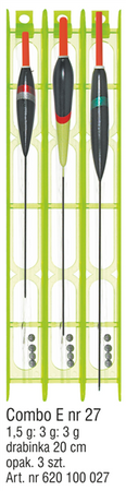 ZESTAW SPŁAWIKOWY COMBO E NR.27 OP.3SZT KONGER 620100027