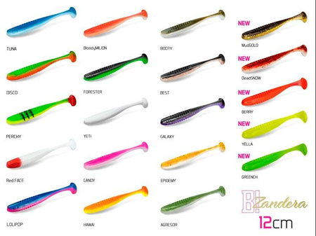 DuoPACK BOX Delphin ZANDERA UVs / 6x 5szt 12cm/YELLA Delphin (101003896)