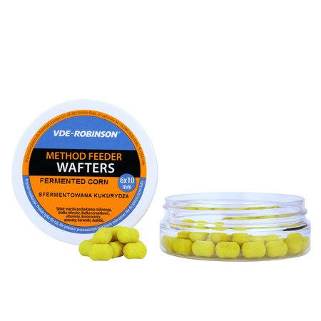 Przynęta VDE-Robinson Wafters 6x10mm, sfermentowana kukurydza, 15g VDR Team 62-B1-SKU