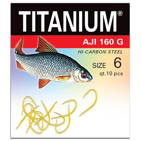 Haczyk Titanium AJI (10 szt.), rozm. 6 Robinson 02-P-160G-06
