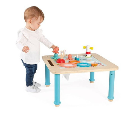 Drewniany progresywny stolik aktywizujący 18 m+, Janod