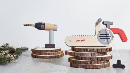 Drewniana piła łańcuchowa Brico'kids, Janod